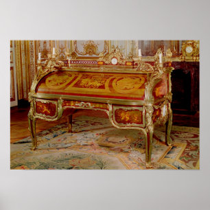 Poster Bureau du Roi por Oeben e Riesener