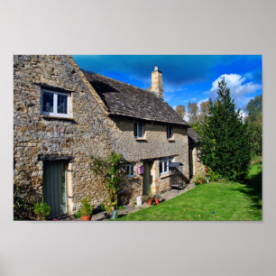 Poster Burford Cottage Cotswolds West Oxfordshire