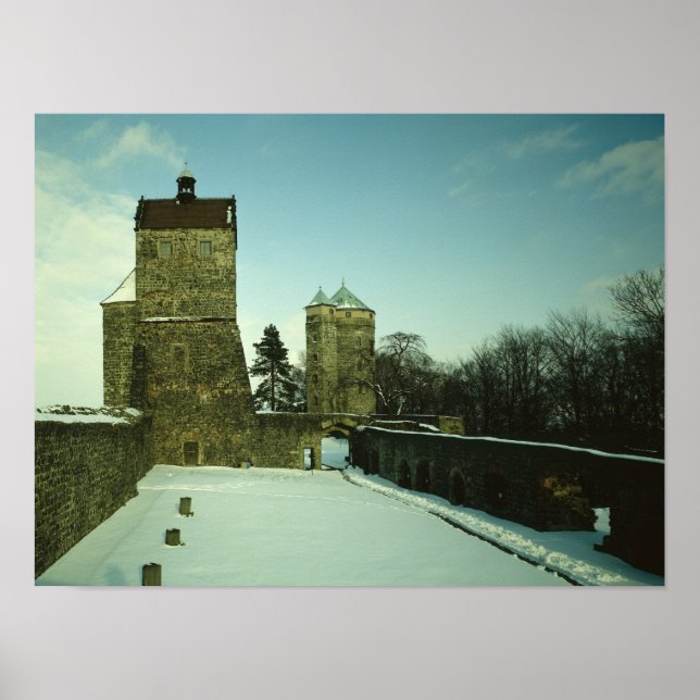 Póster Burg Stolpen, c.1100 (Frente)