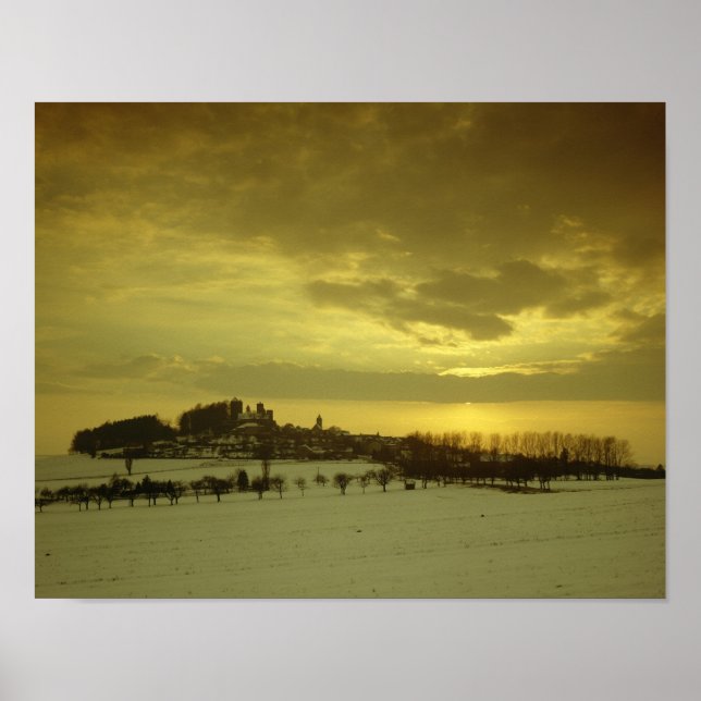 Poster Burg Stolpen, integrado c.1100 (Frente)