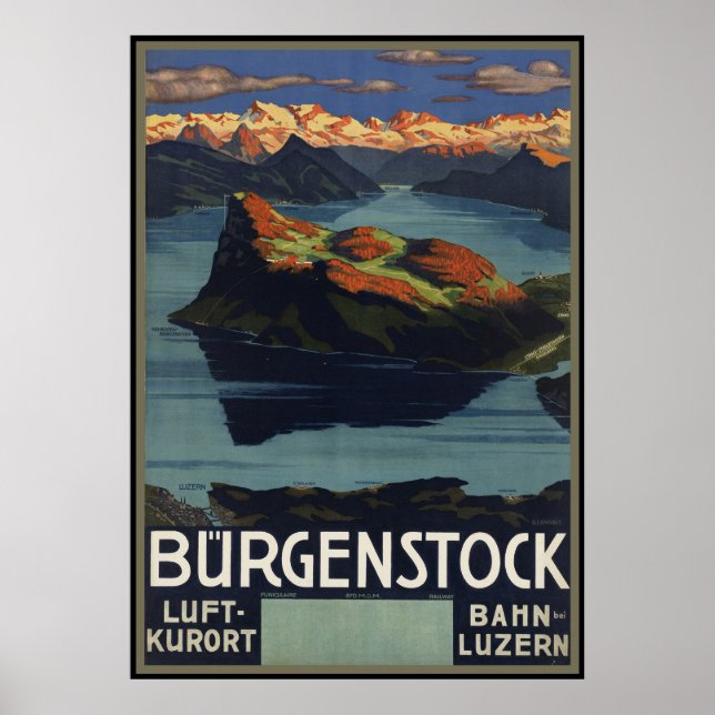 Póster Burgenstock (Frente)