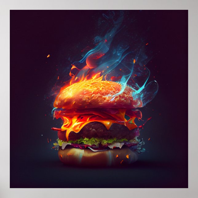 Poster Burger (Frente)