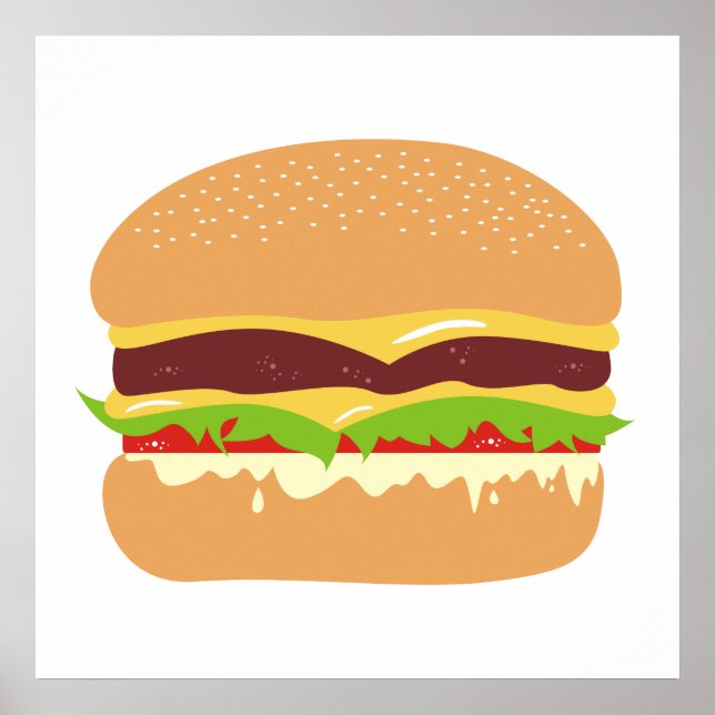 Póster Burger (Frente)