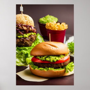 Poster Burger Delicioso