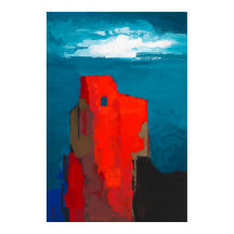 Burgruine (As Ruínas do Castelo) Arte Abstrata Vib