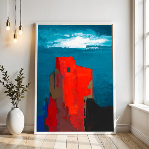 Poster Burgruine, Karl Wiener 