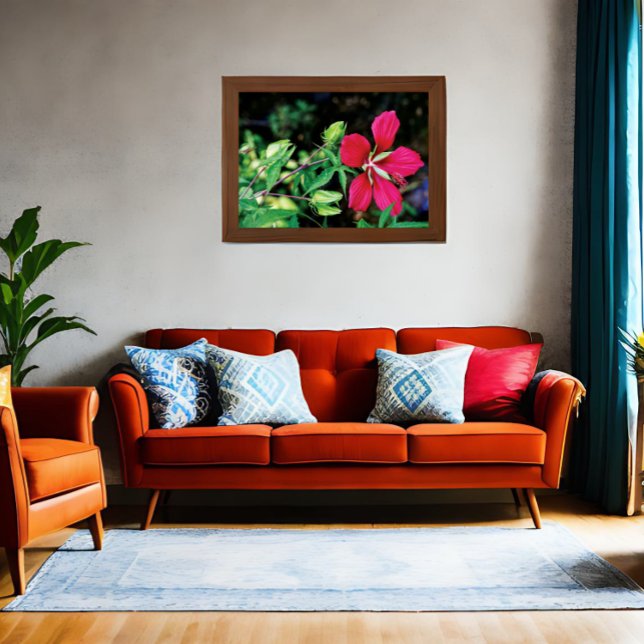 Póster Burgundy Elegance: A Música do Amor da Natureza (Criador carregado)