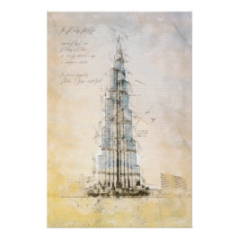 Póster Burj Khalifa