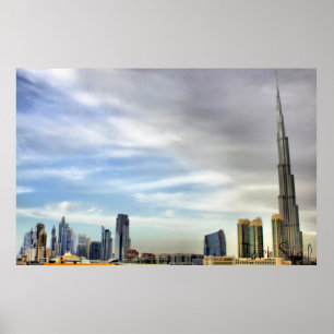 Poster Burj Khalifa, Dubai