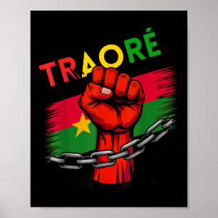 Poster Burkina Faso Ibrahim Traoré Shirt Thomas Sankara T