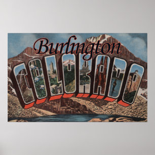 Poster Burlington, Colorado - grandes cenas da letra