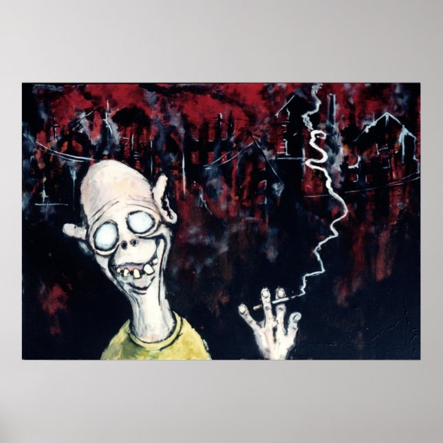 POSTER "BURN BABY BURN" (Frente)