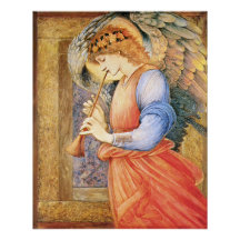 Burne-Jones Angel tocando flageolet CC1152 Maior