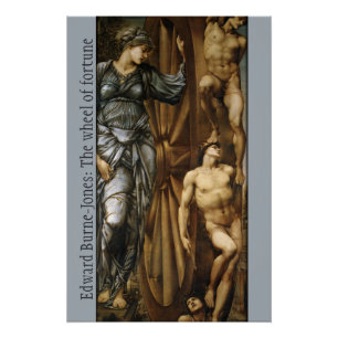 Póster Burne-Jones Wheel of Fortune CC0427 Poster