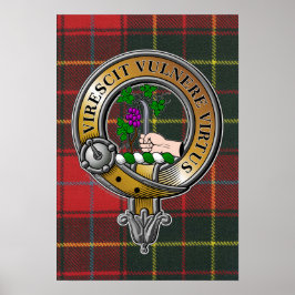 Poster Burnett Tartan & Crachá