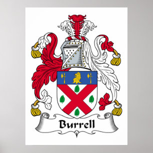 Poster Burrell Family Crest