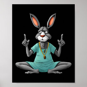 Poster Burro de Ioga