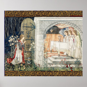 Poster Busca pelo Santo Graal, Visão dos Anjos para Perc