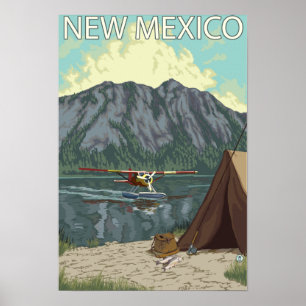 Póster Bush FishingNew plano México