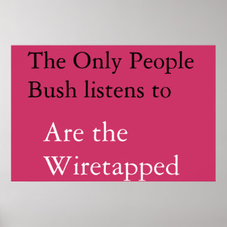 Poster Bush influentials