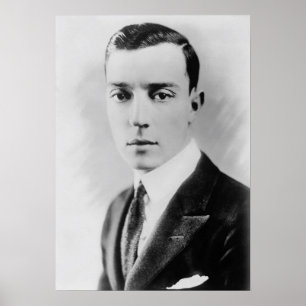 Poster Buster Keaton - A Face Da Pedra Do Excelente