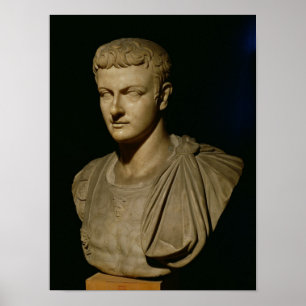 Póster Busto de Caligula