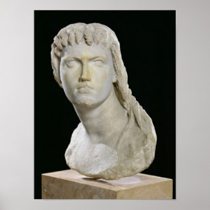 Póster Busto de Cleopatra II ou suas filhas