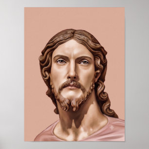 Poster BUSTO DE CRISTO O SALVADOR por MICHELANGELO 2026__