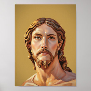 Poster BUSTO DE CRISTO O SALVADOR por MICHELANGELO 2026__