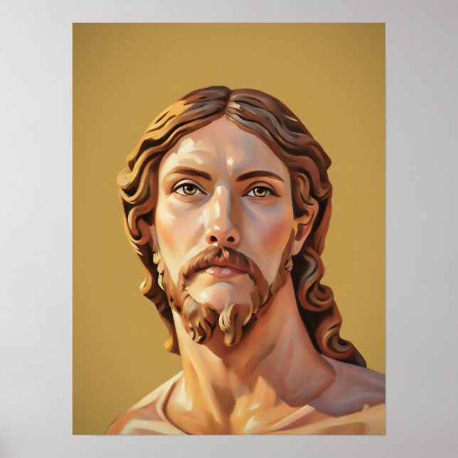 Poster BUSTO DE CRISTO O SALVADOR por MICHELANGELO 2026 (Frente)