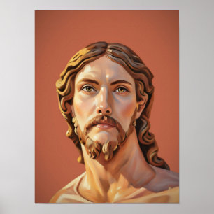 Poster BUSTO DE CRISTO O SALVADOR por MICHELANGELO 2026__