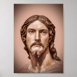 Poster BUSTO DE CRISTO O SALVADOR por MICHELANGELO 2026__
