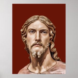Poster BUSTO DE CRISTO O SALVADOR por MICHELANGELO 2026