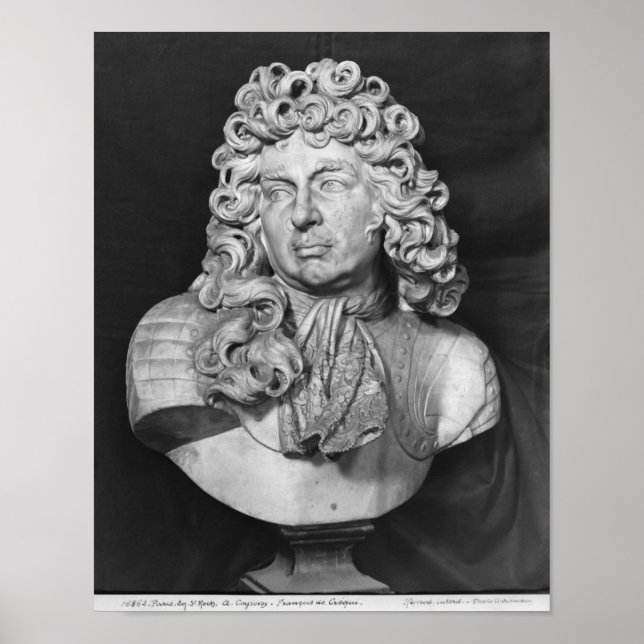 Póster Busto de Francois de Crequy, c.1690 (Frente)