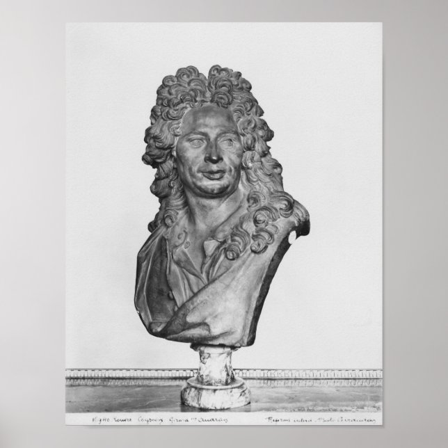 Póster Busto de Gerard Audran (Frente)