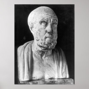 Póster Busto de Hippocrates