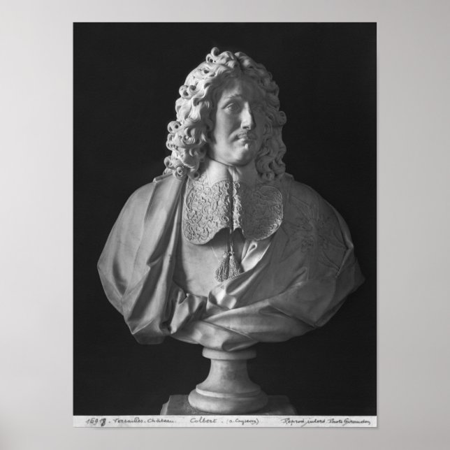 Póster Busto de Jean-Baptiste Colbert de Torcy (Frente)