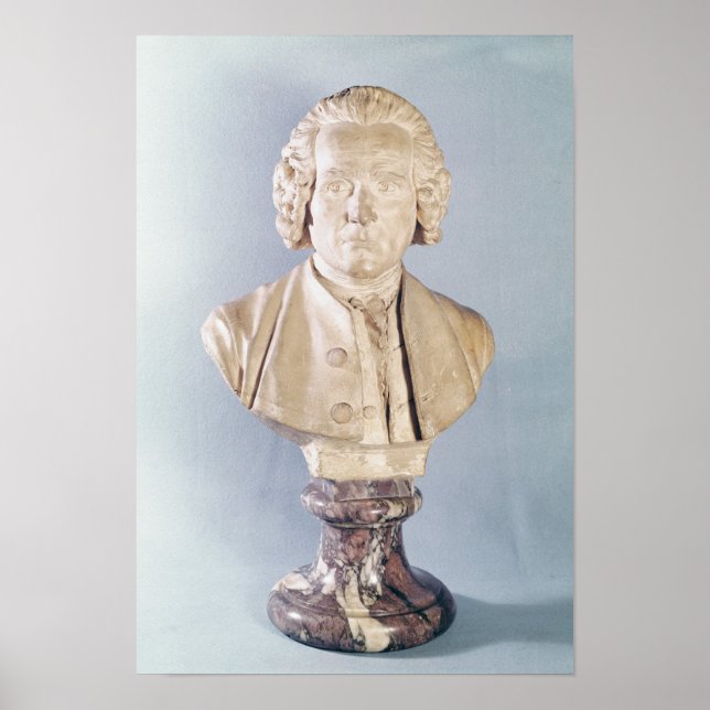 Poster Busto de Jean-Jacques Rousseau (Frente)