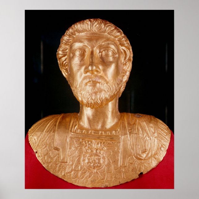 Póster Busto de Marcus Aurelius (Frente)