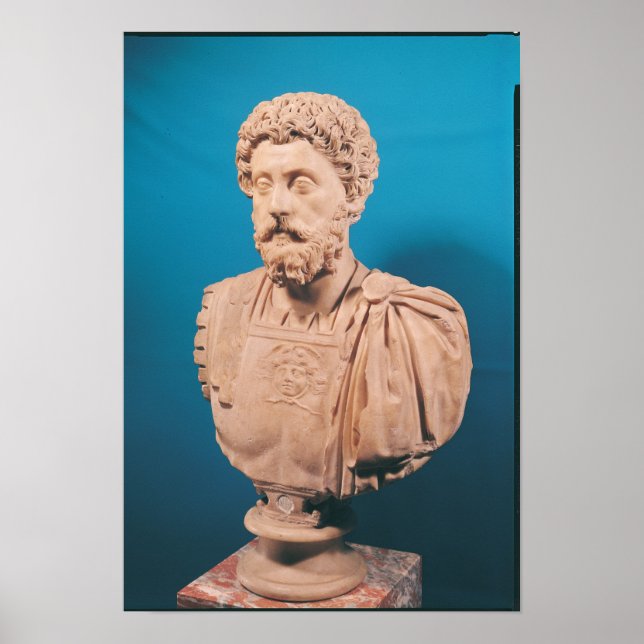 Póster Busto de Marcus Aurelius (Frente)