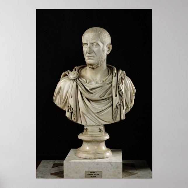 Póster Busto de Marcus Claudius Tacitus (Frente)