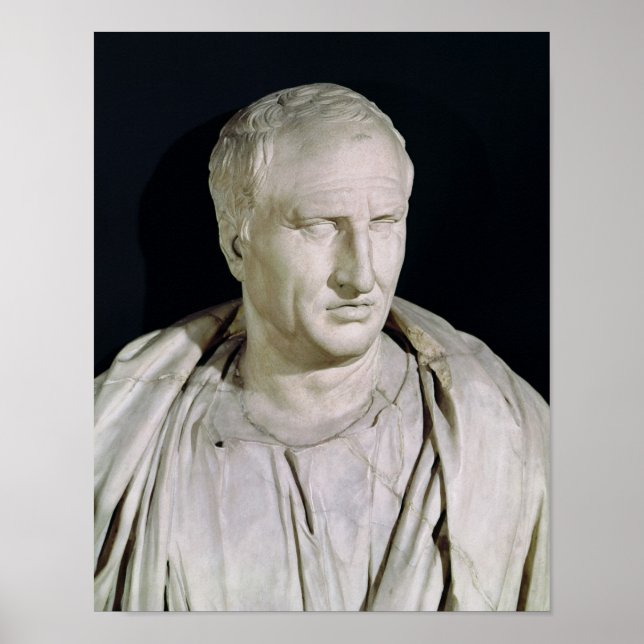 Póster Busto de Marcus Tullius Cicero (Frente)