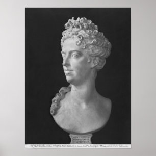 Póster Busto de Marie-Adelaide de Sabóia