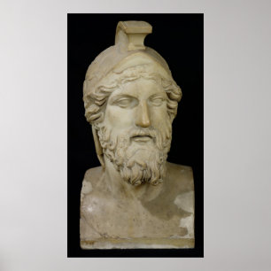 Poster Busto de Miltiades 480-336 BC