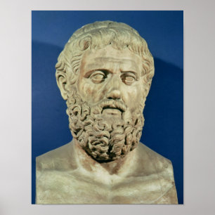 Poster Busto de Sophocles