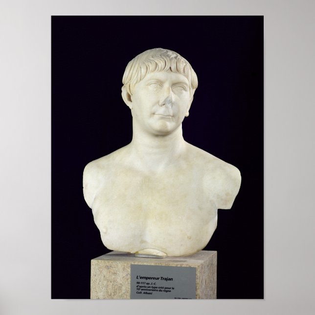 Póster Busto de Trajan c.108 (Frente)