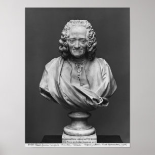 Póster Busto de Voltaire