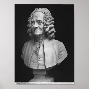 Poster Busto de Voltaire
