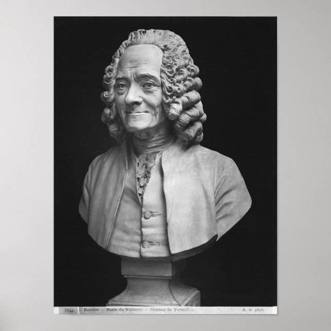 Poster Busto de Voltaire (Frente)
