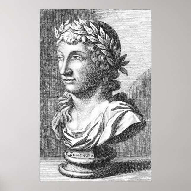 Póster Busto de Xenofanos (Frente)